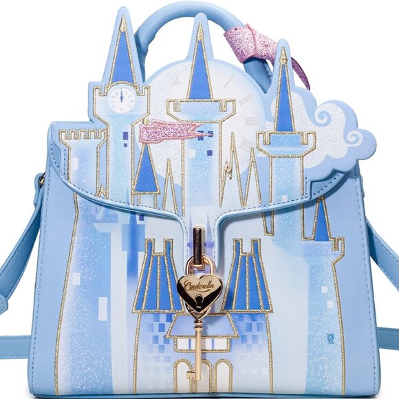 Danielle Nicole Disney Cinderella Royal Castle Crossbody Purse - Picture 2 of 8